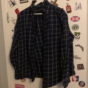 Mörkblå Flanell  - Mörkblå flanell Xl Bears   