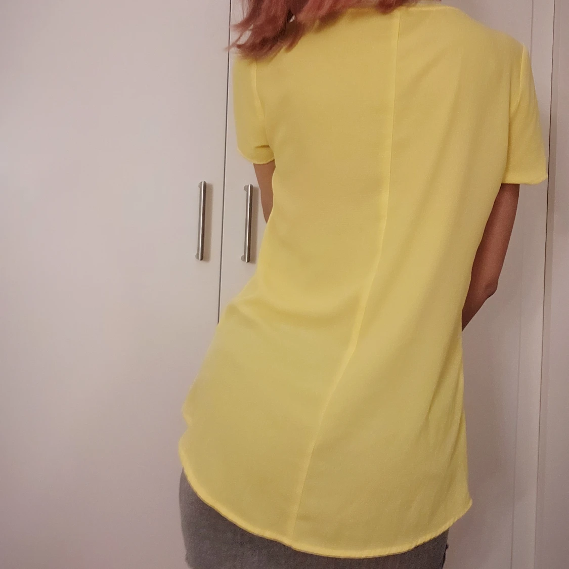 Yellow stylish blouse - 90