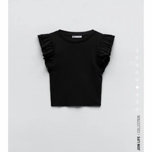 Zara volang topp st S - Svart volang topp från Zara nypris: 119 kr frakt: 39 kr