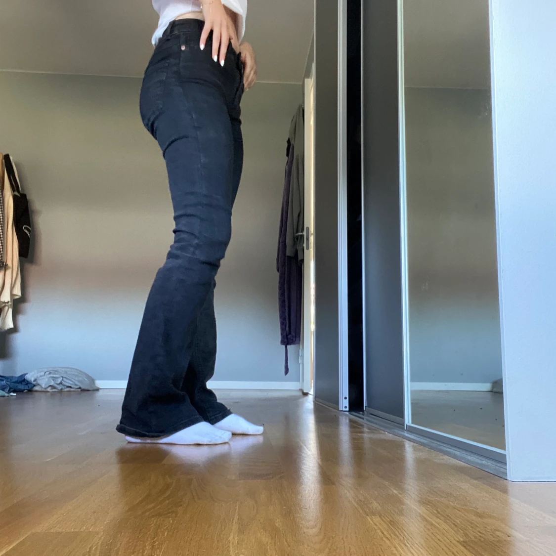 Lågmidjade jeans  - 90