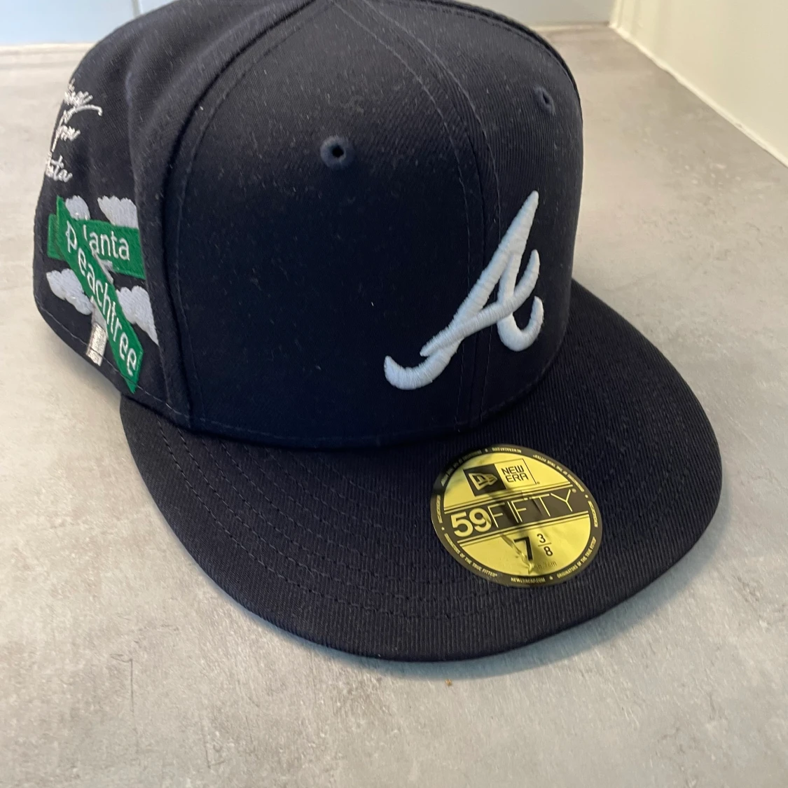 New Era fitted cap cloud Atlanta keps 7 3/8 58,7 cm
