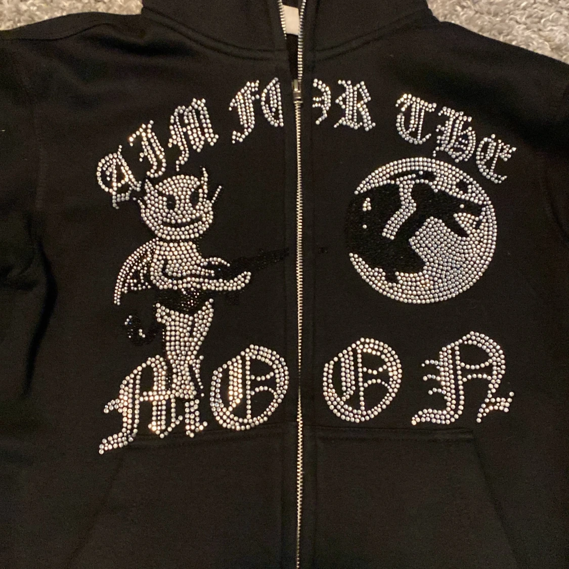 Aim for the moon full zip hoodie - 90