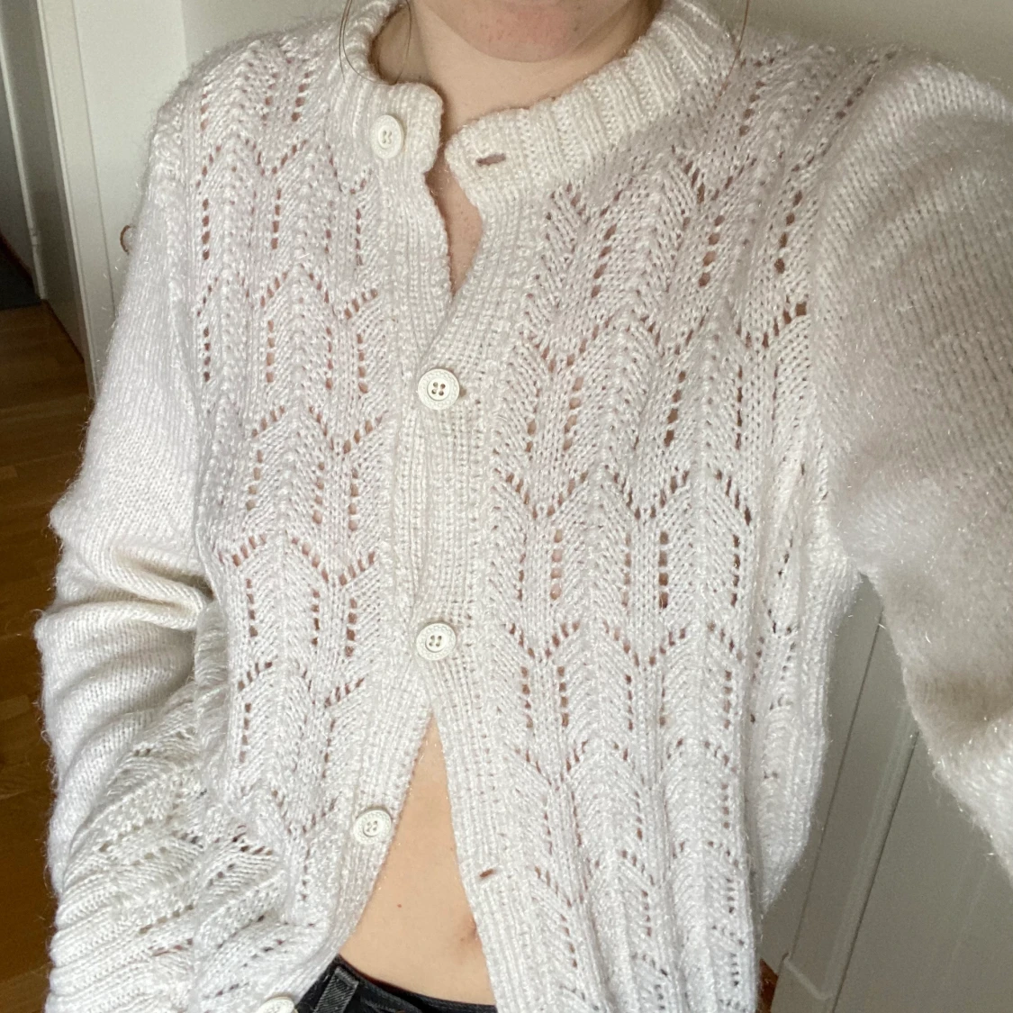 Stickad kofta - 91