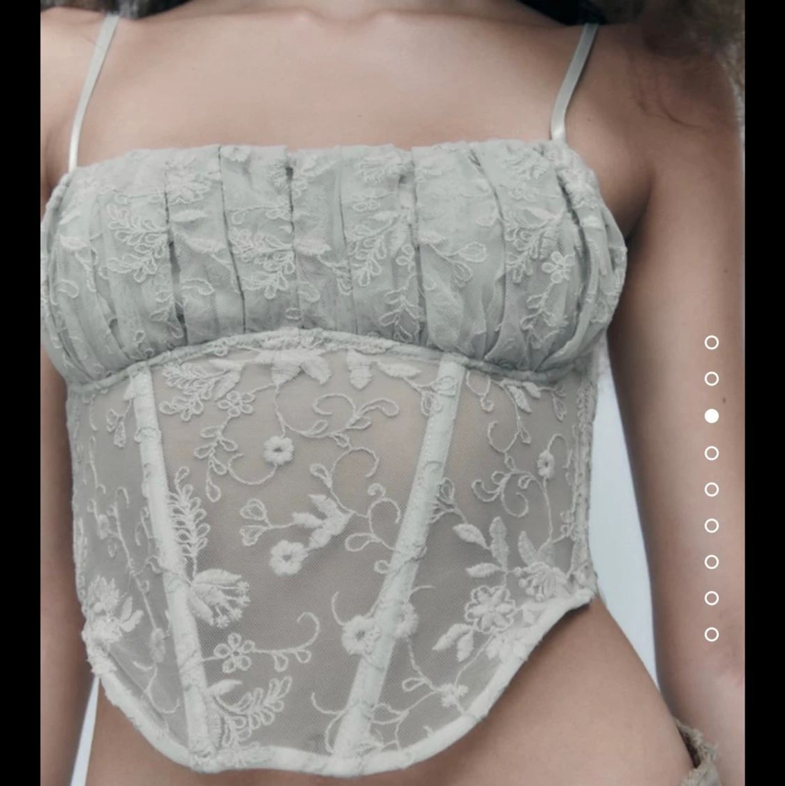 Korsett topp från zara  - 90