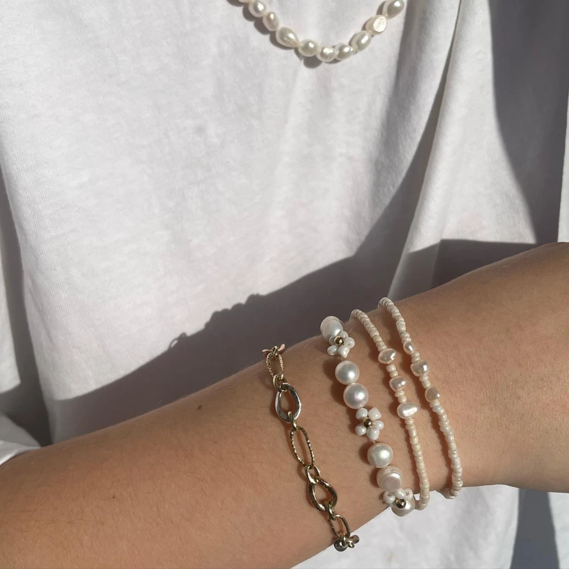 Armband pärlor - 90