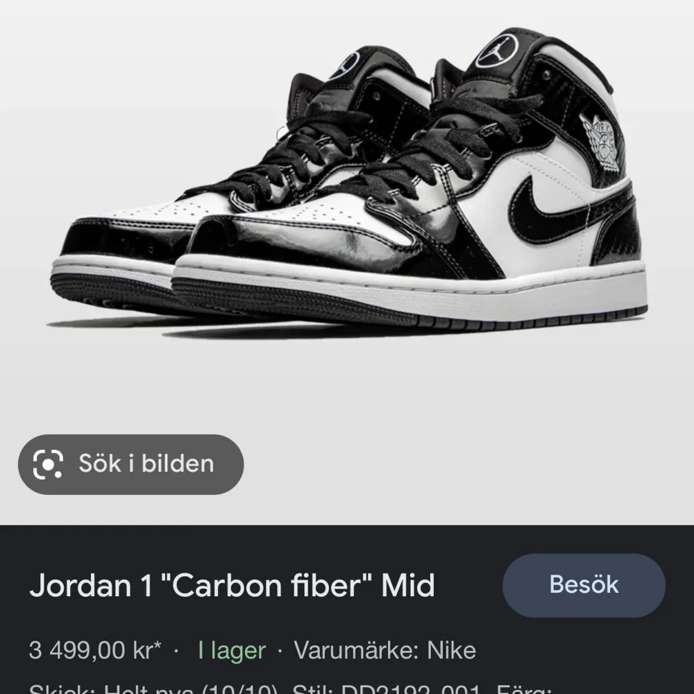 Säljer mina air jordan 1 mid som är i gott skick då jag använt dem sparsamt. Strl 42 🤍. Skor.