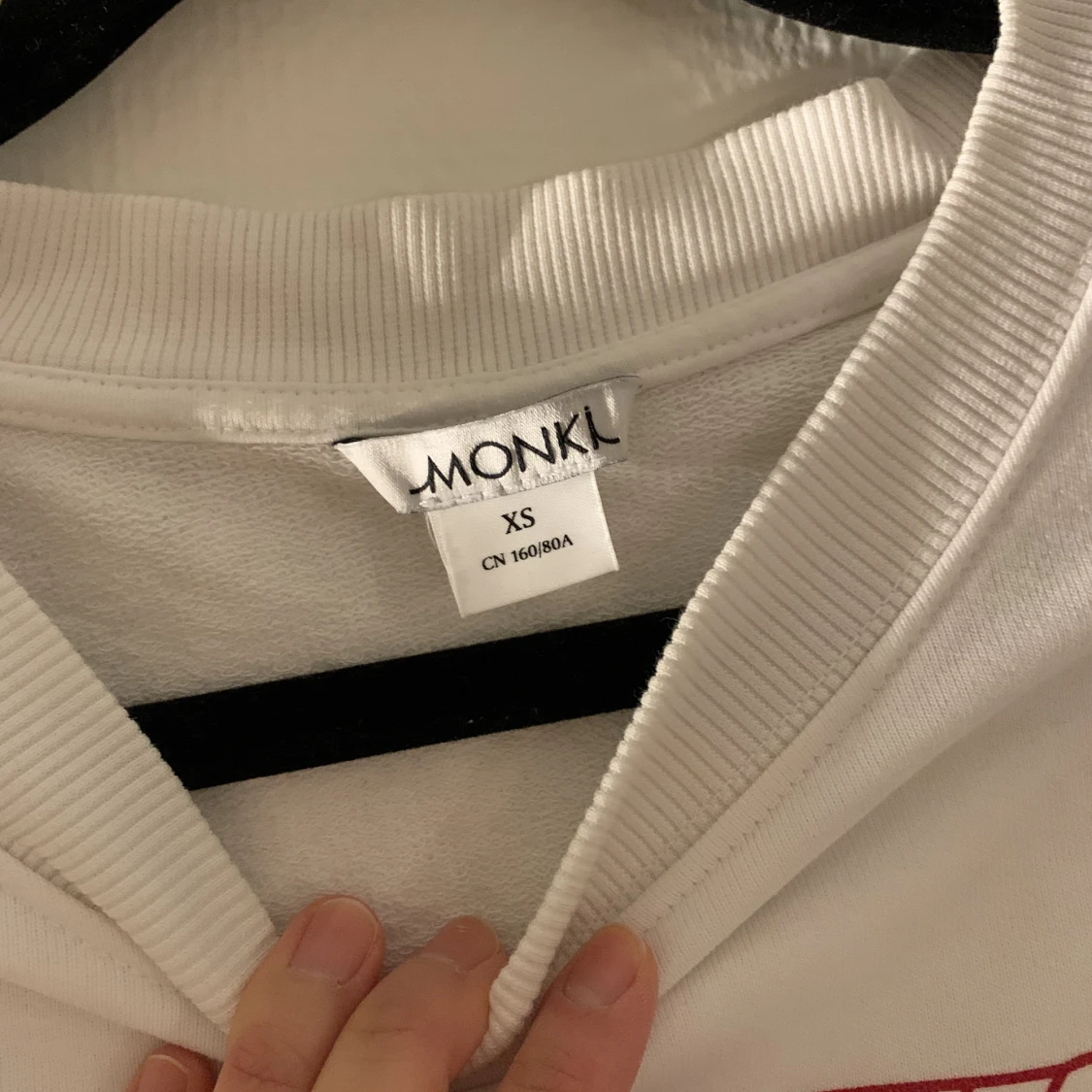 Monki tröja xs (oversized)  - 90