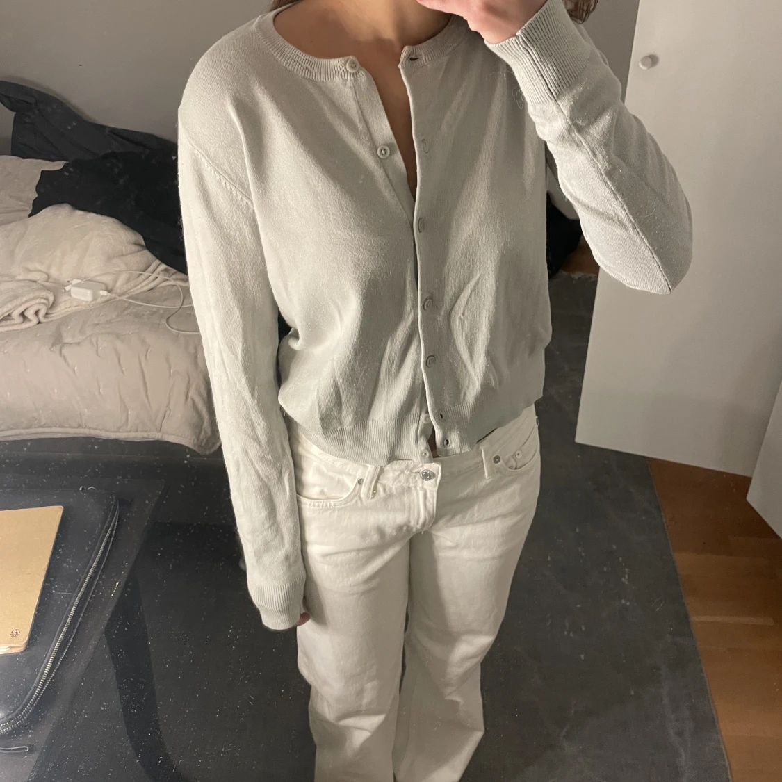 Ljus blå kofta  - 90