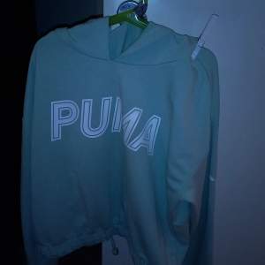 Snygg ljus geön Puma hoodie! Säljer den för att jag har växt ur den. Priset kan diskuteras 🤍