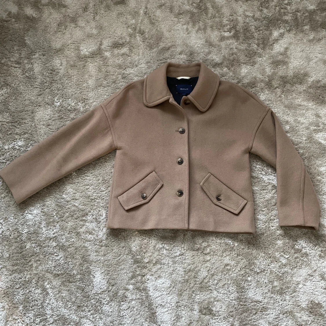 Gant Woolen Cropped Jacket