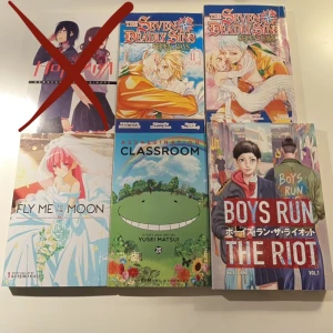 Manga - Säljer lite random manga böcker. Säljer dom för 60kr styck. Alla är i jätte fint skick och har bara lästs en gång. 