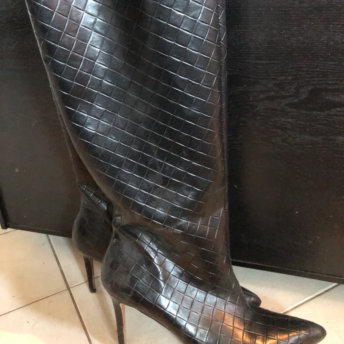 höga stövlar med klack  - 90