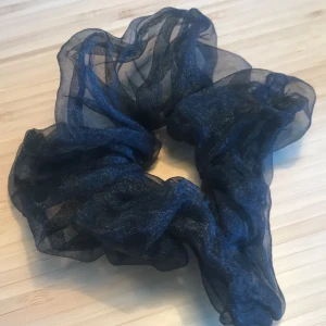 Scrunchie  - Svart Nätt scrunchie köpt på hm                                        45kr+frakt 
