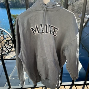 Snygg hoodie från Brandy Melville!💕🙏🏻 - Så snygg hoodie från Brandy Melville som tyvärr är lite för oversized för min smak.😜 Tror den sitter som bäst utan att vara så ”oversized” på en M/L men passar mer ”oversized” på en S/XS!😁🙌🏻 Knappt använd!🌟💕