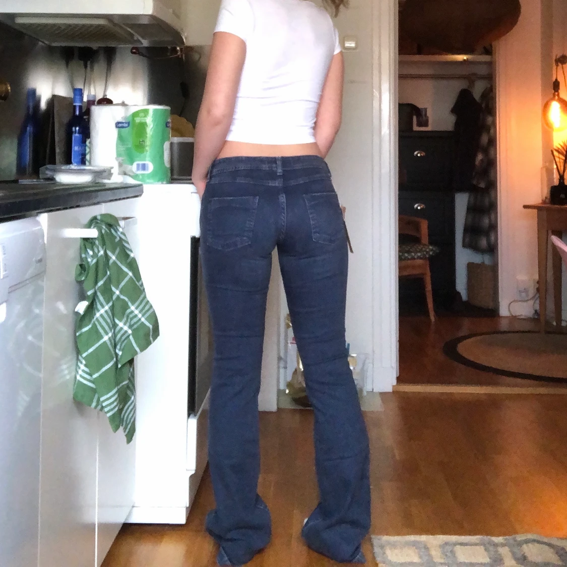 Lågmidjade byxor  - 90