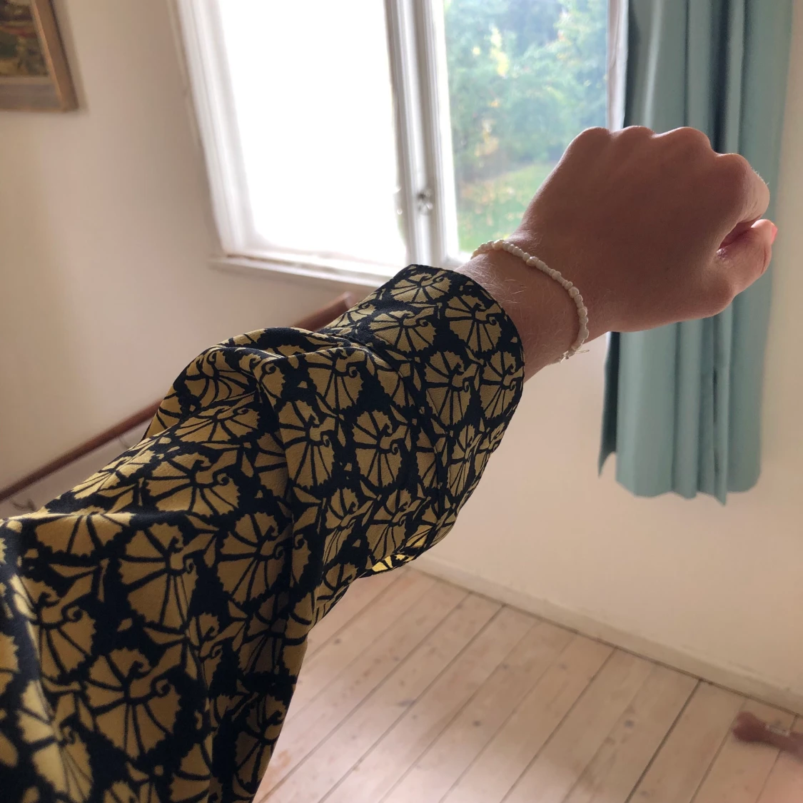 Långärmad maxiklänning - 91