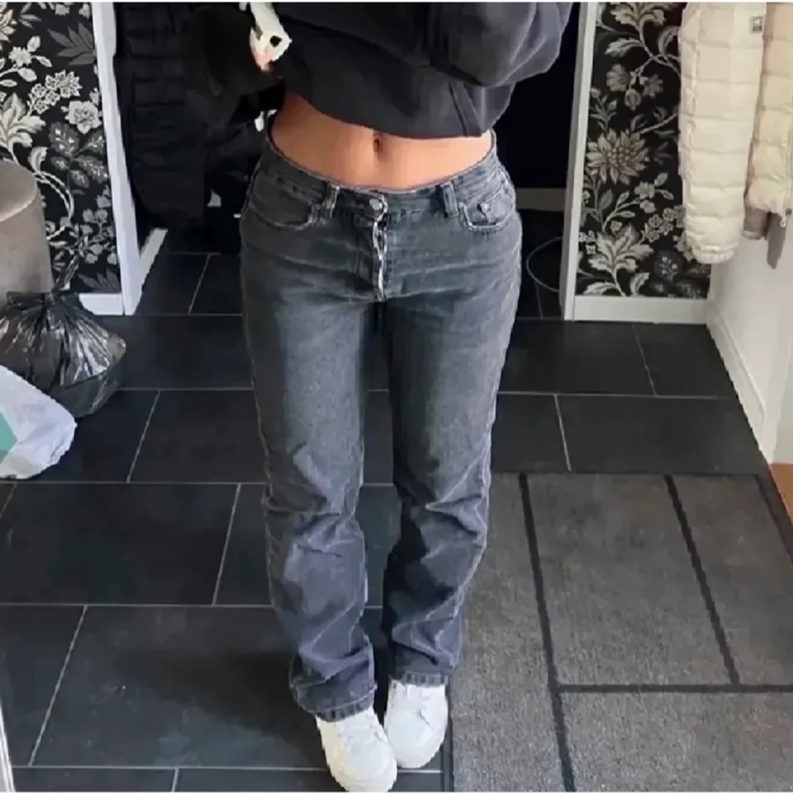 Zara midrise jeans 