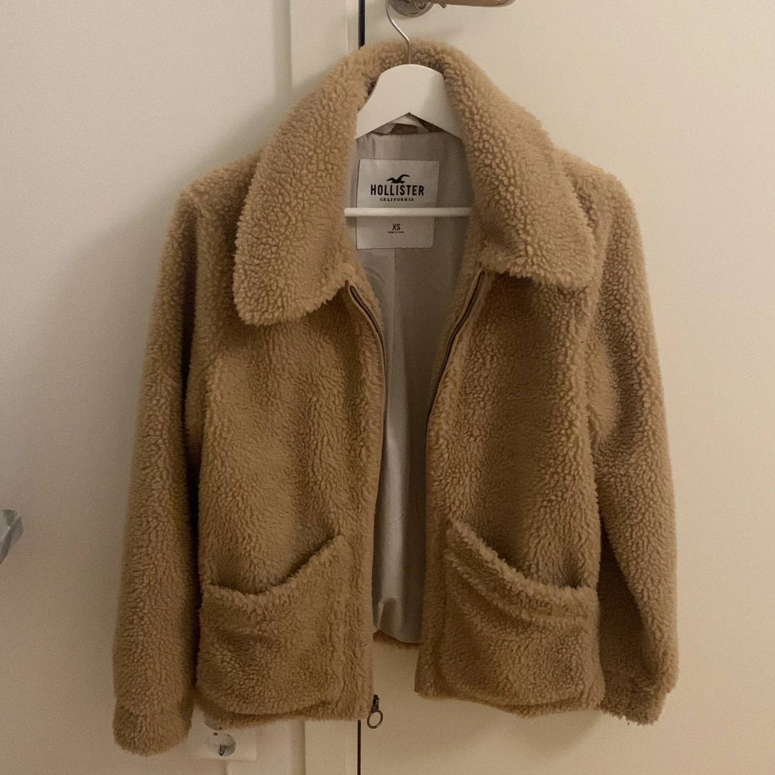 Teddy jacka från hollister 