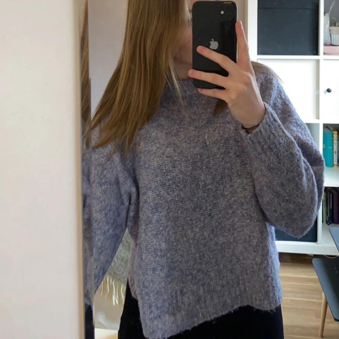 Stickad tröja, storlek XS