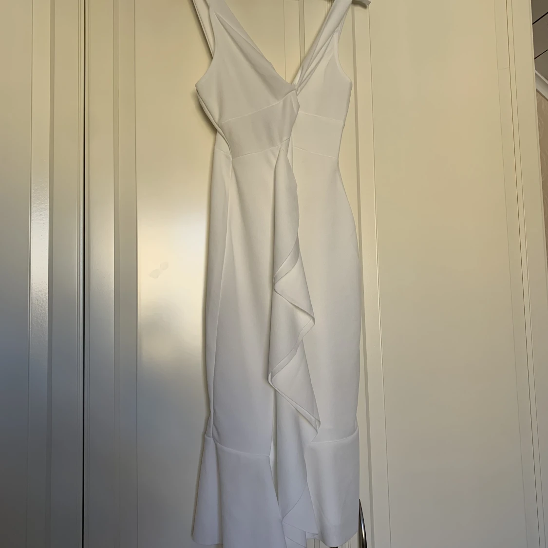 Vit fin klänning  - 90