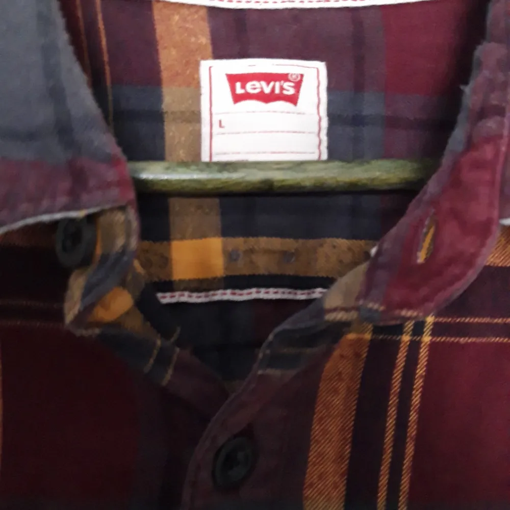 Flannelskjorta från Levi's 100% Bomull Storkel L. Skjortor.