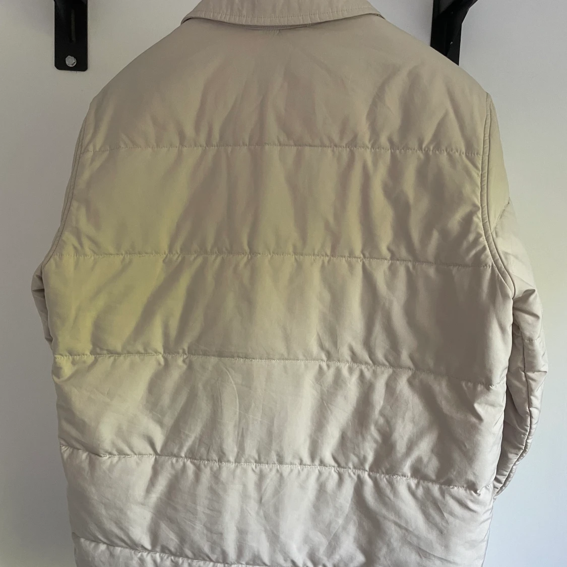 Beige overshirt i dun - 90