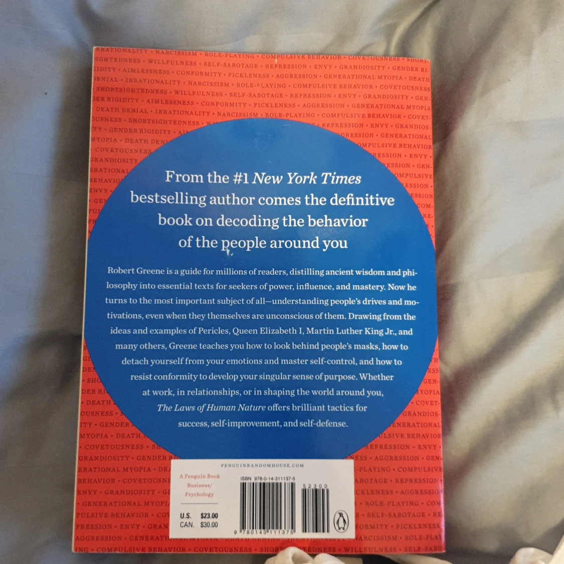 Laws of human nature - 90