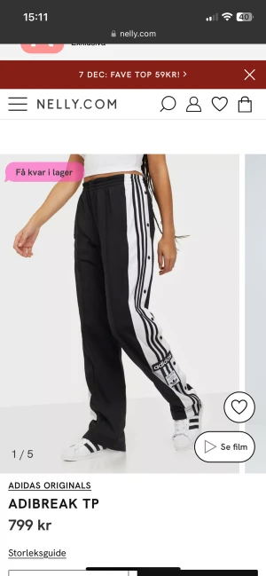 Adidas L - Adidas byxor endast använda under en kväll. Storlek L