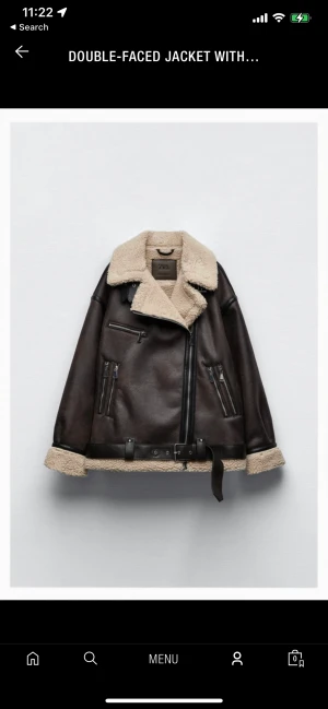 Bikerjacka ZARA - inköpt till denna vinter, inköpt för 1000 kr