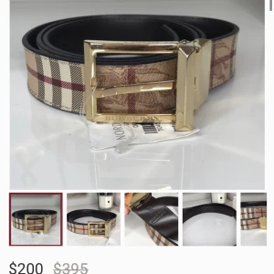 Burberry bälte  - Burberry bälte, 9/10 skick, använda ca i ett halvår, 115 cm, tar även emot byten