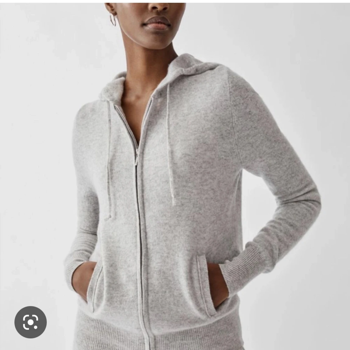 Soft goat zip hoodie 