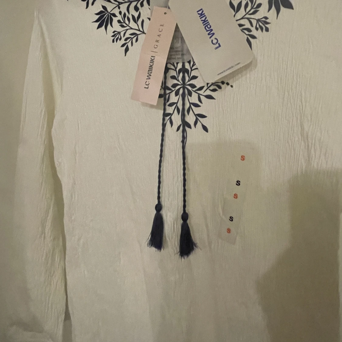 Vit fin tröja  - 91