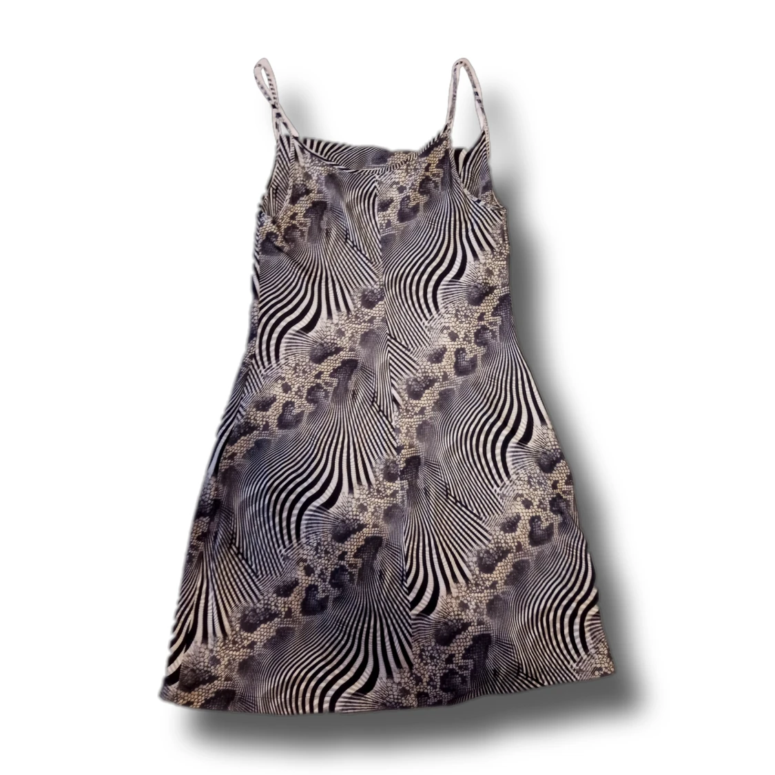 Mönstrad klänning  - 90