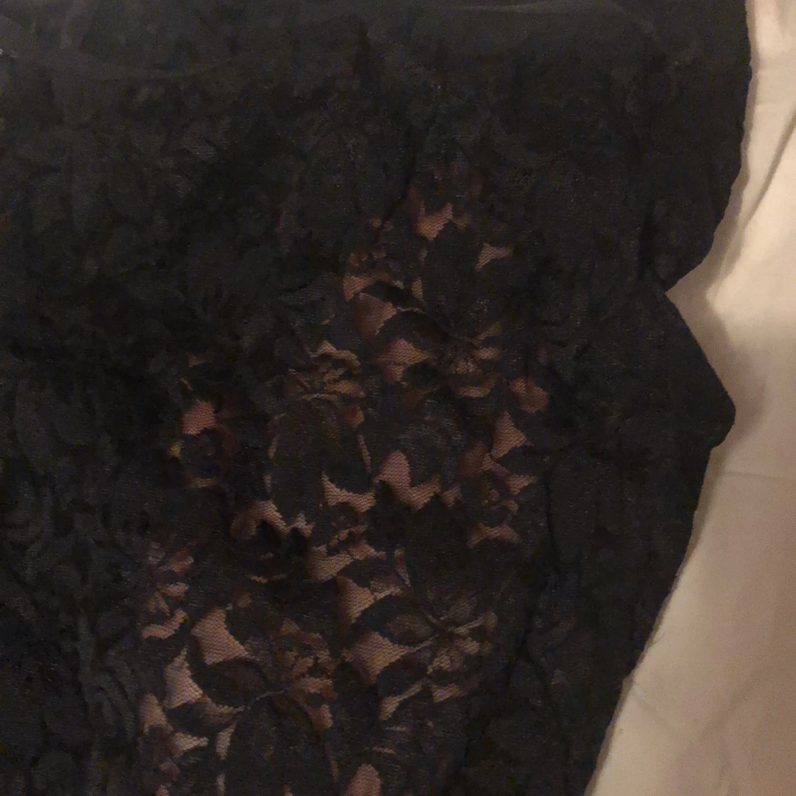 sheer svart tank top - 90