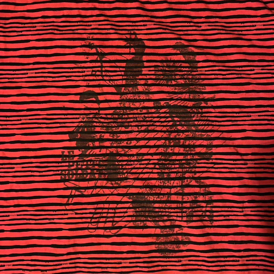 fet randig tischa med tryck - 90