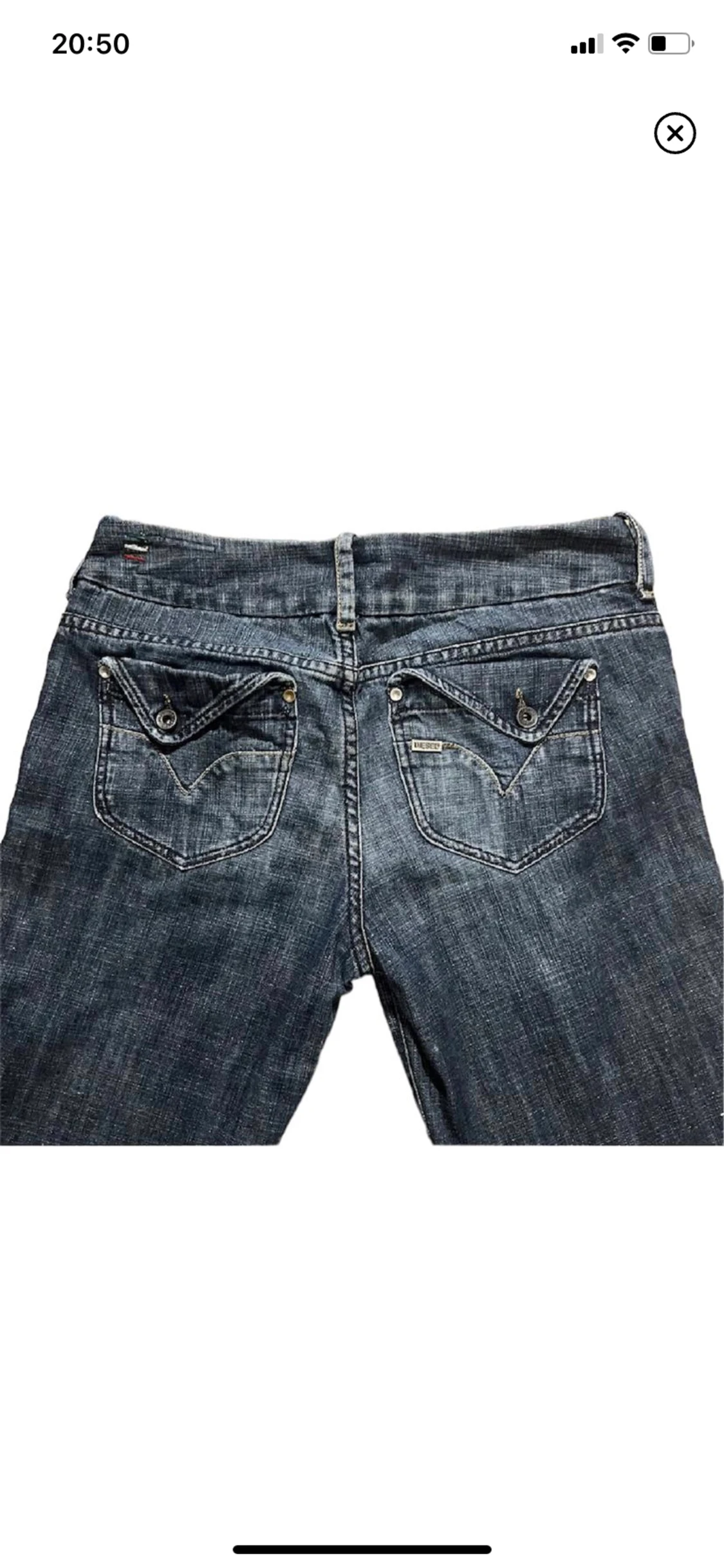 Lågmidjade jeans  - 90