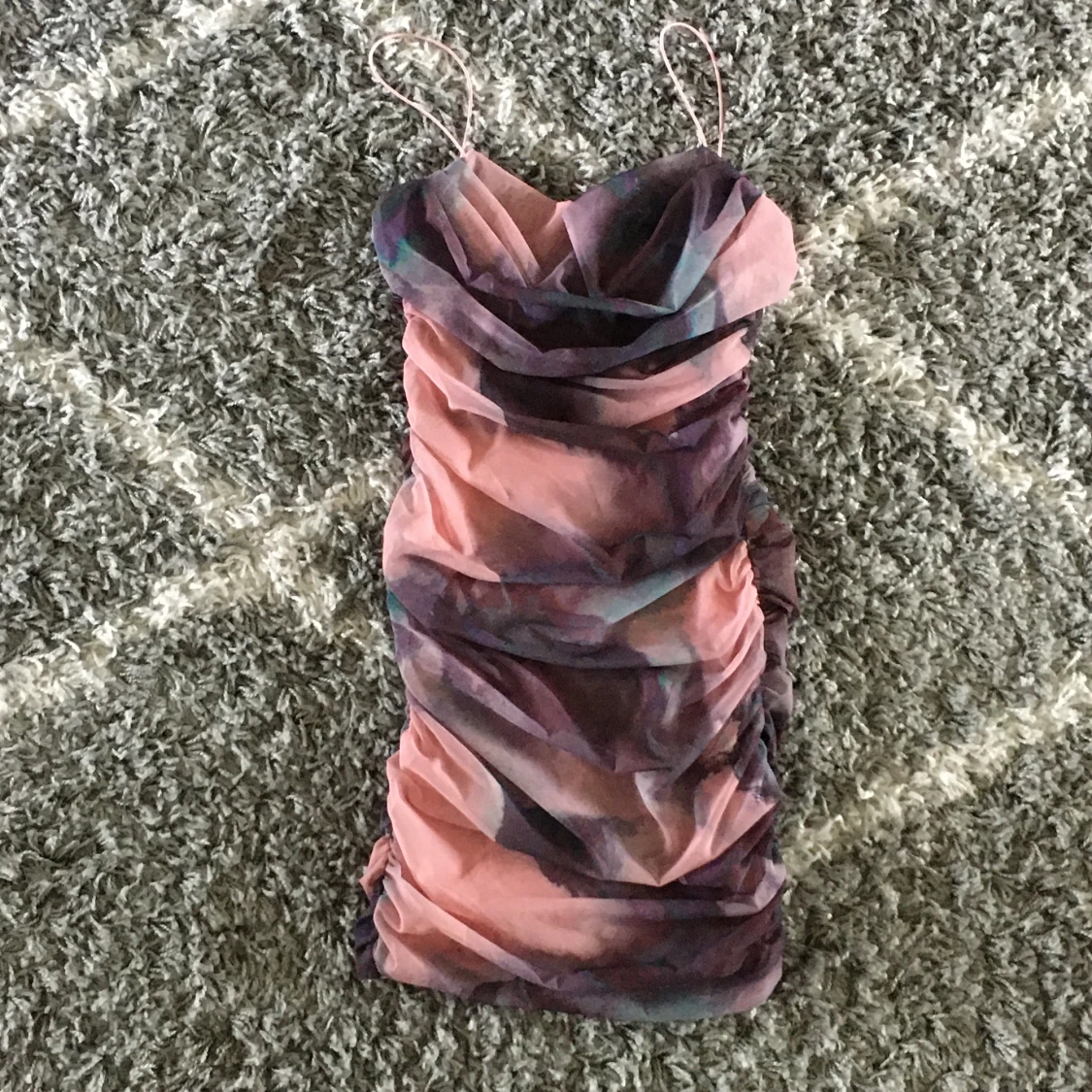 Ruched Mini Dress - 90