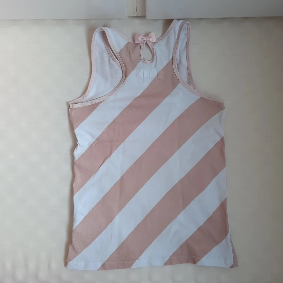 Rosa randigt linne i st XS - 90