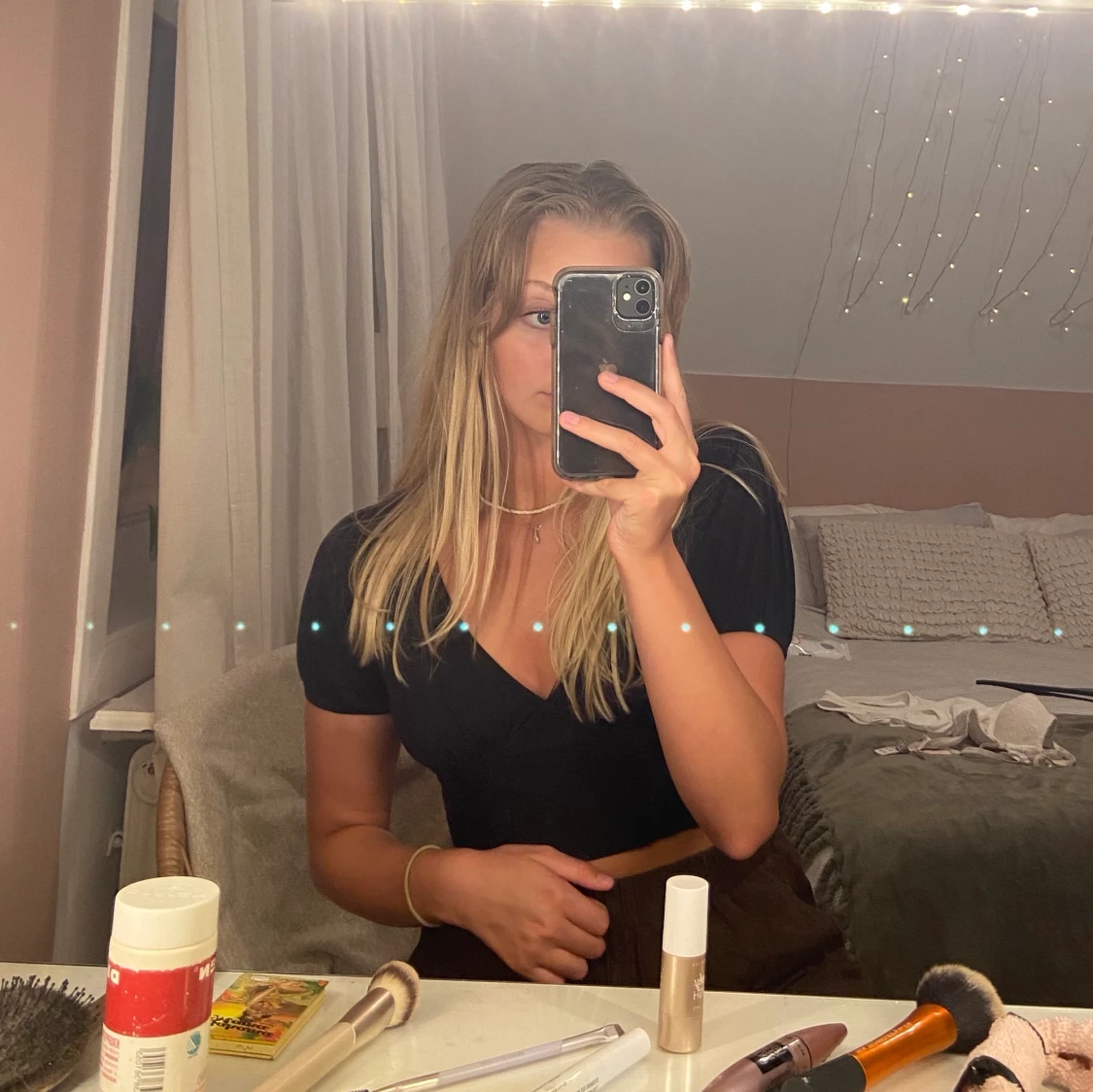 Topp med knytning i ryggen - 91