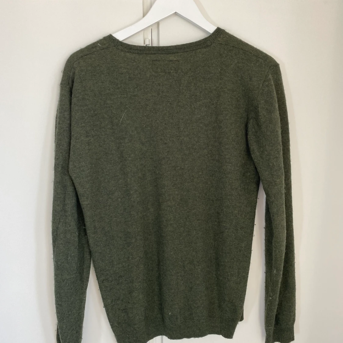 Mörkgrön stickad tröja - 91