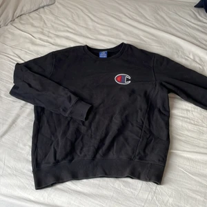 Svart champion tjocktröja  - Tjocktröja från Champion Bra skick och passar väldigt bra 