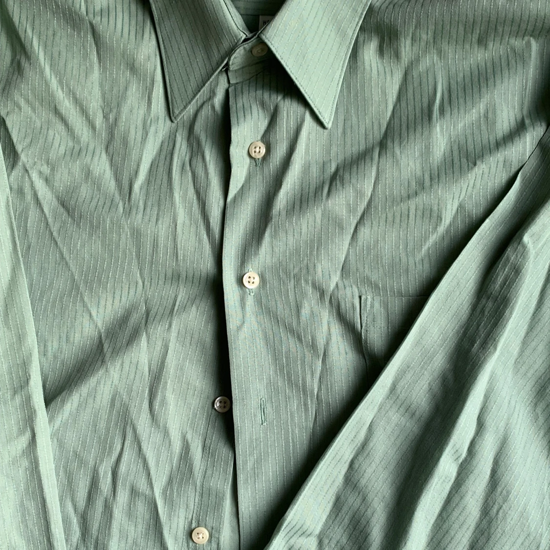 RANDIG GRÖN SKJORTA <3 - 90