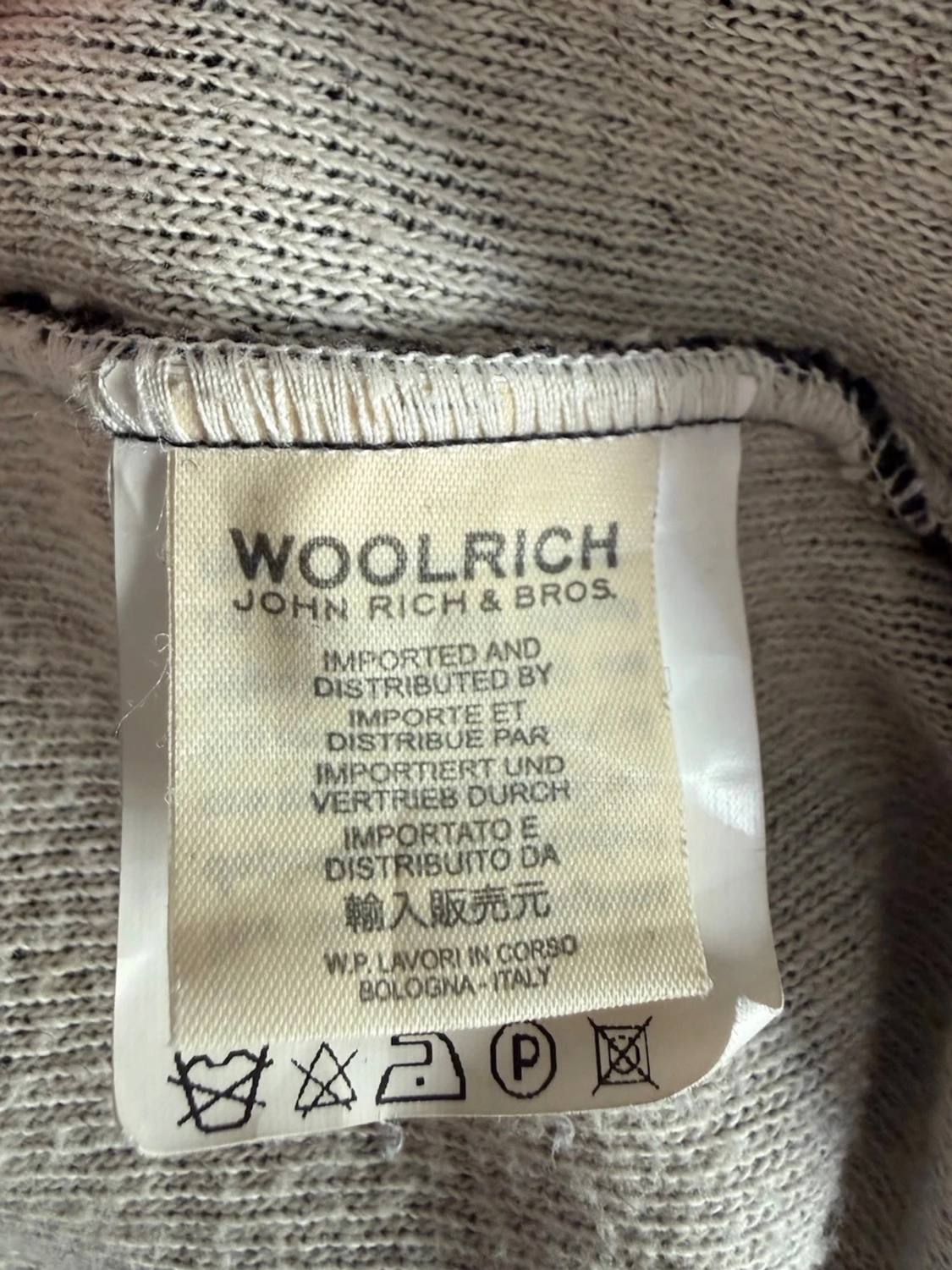 Woolrich zip- cardigan strorlek -L - 4