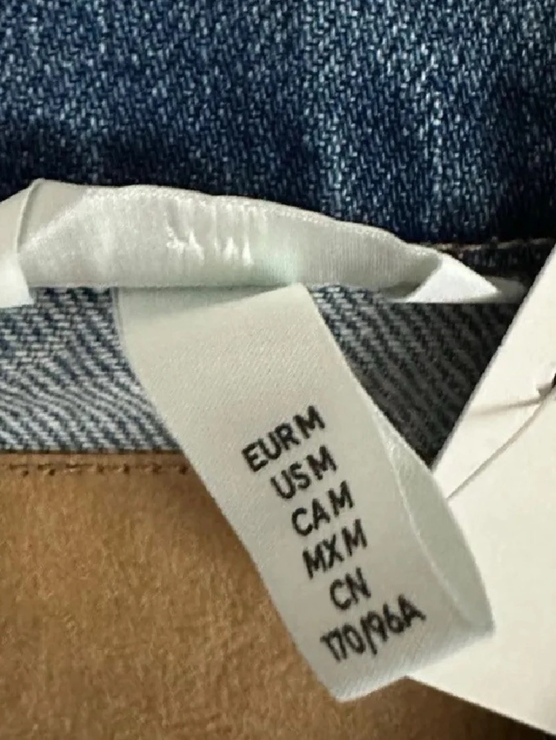 Klassisk blå jeansjacka M - 1