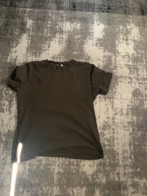 Mörkbrun basic t-shirt - En enkel mörkbrun t-shirt i klassisk modell med rund hals och korta ärmar. Perfekt att matcha med jeans eller shorts för en avslappnad look. Tillverkad i mjukt bomullstyg för skön känsla hela dagen.
