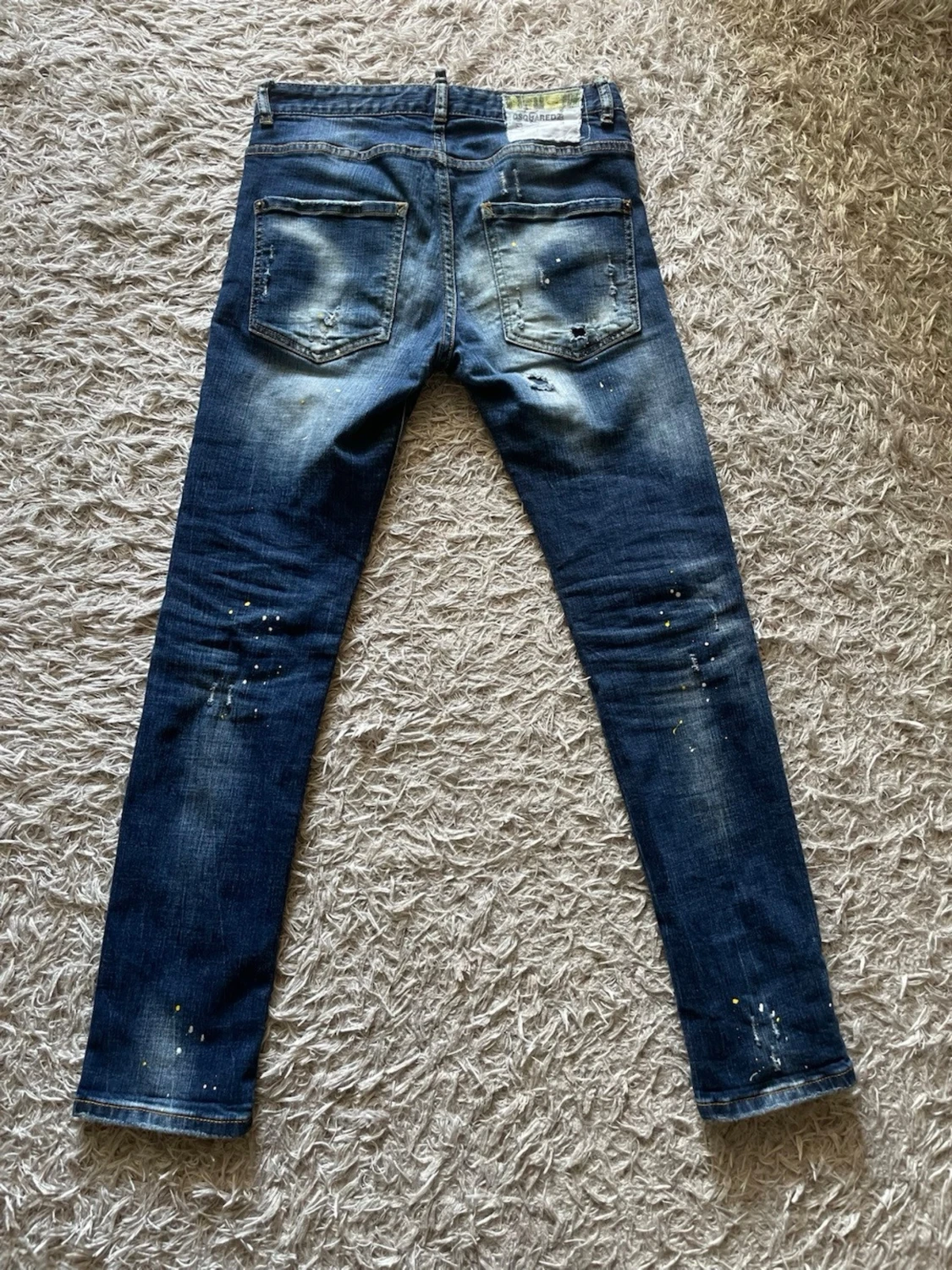 Blå slitna jeans från Dsquared2 - 3