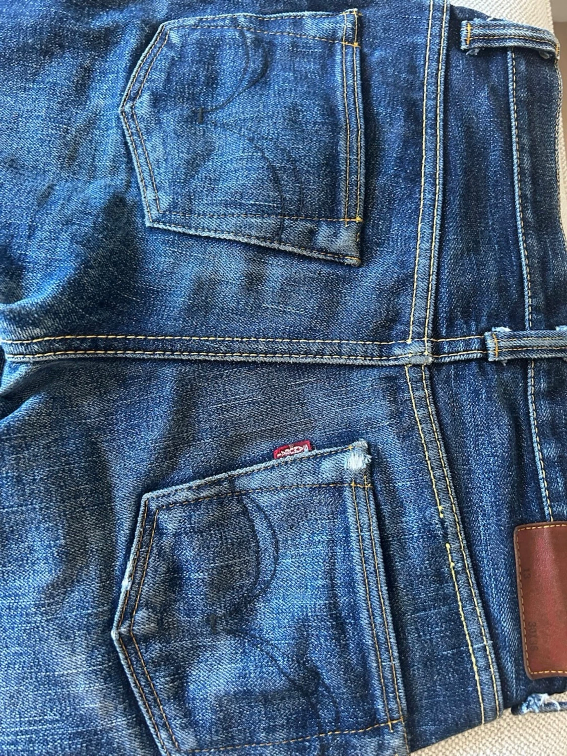 *RARE* Selvedge bootcut samurai jeans - 4