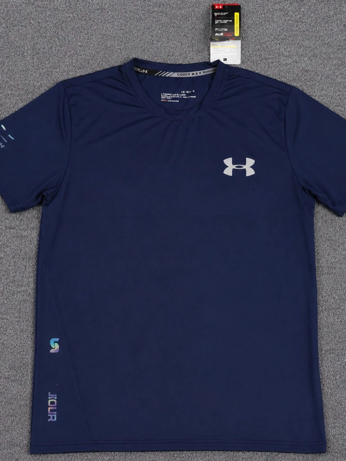 Mörkblå tränings-tshirt Under Armour