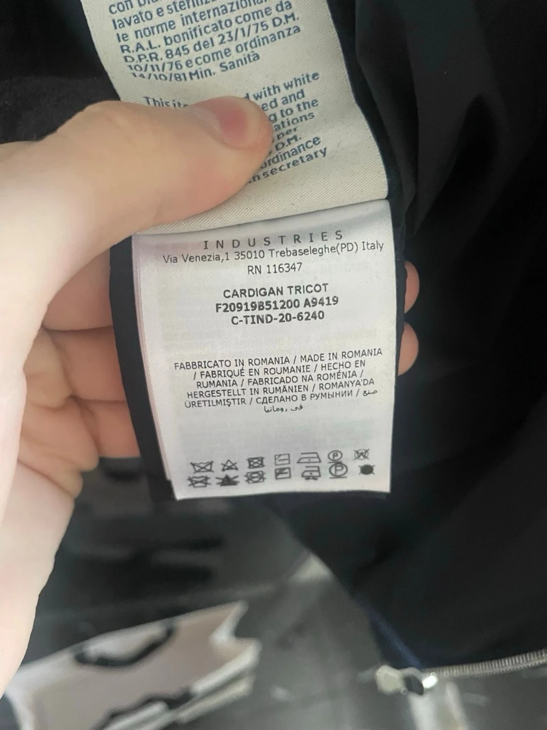 Svart cardiganjacka från Moncler - 3
