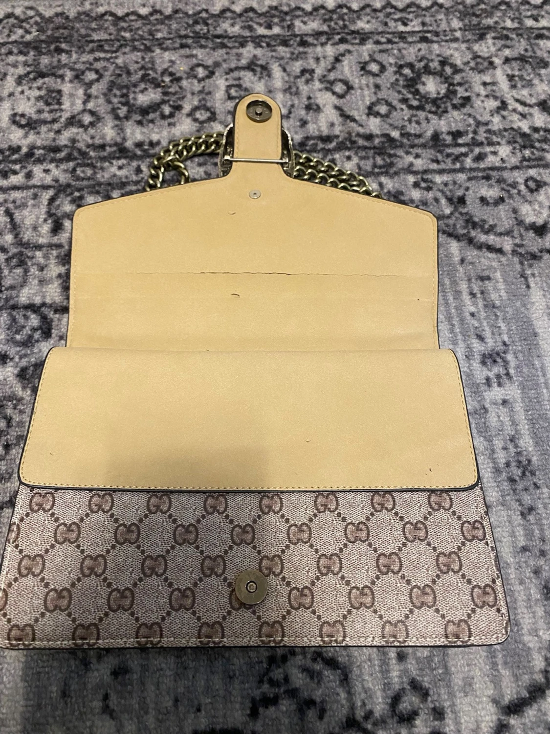  beige monogram handväska - 1